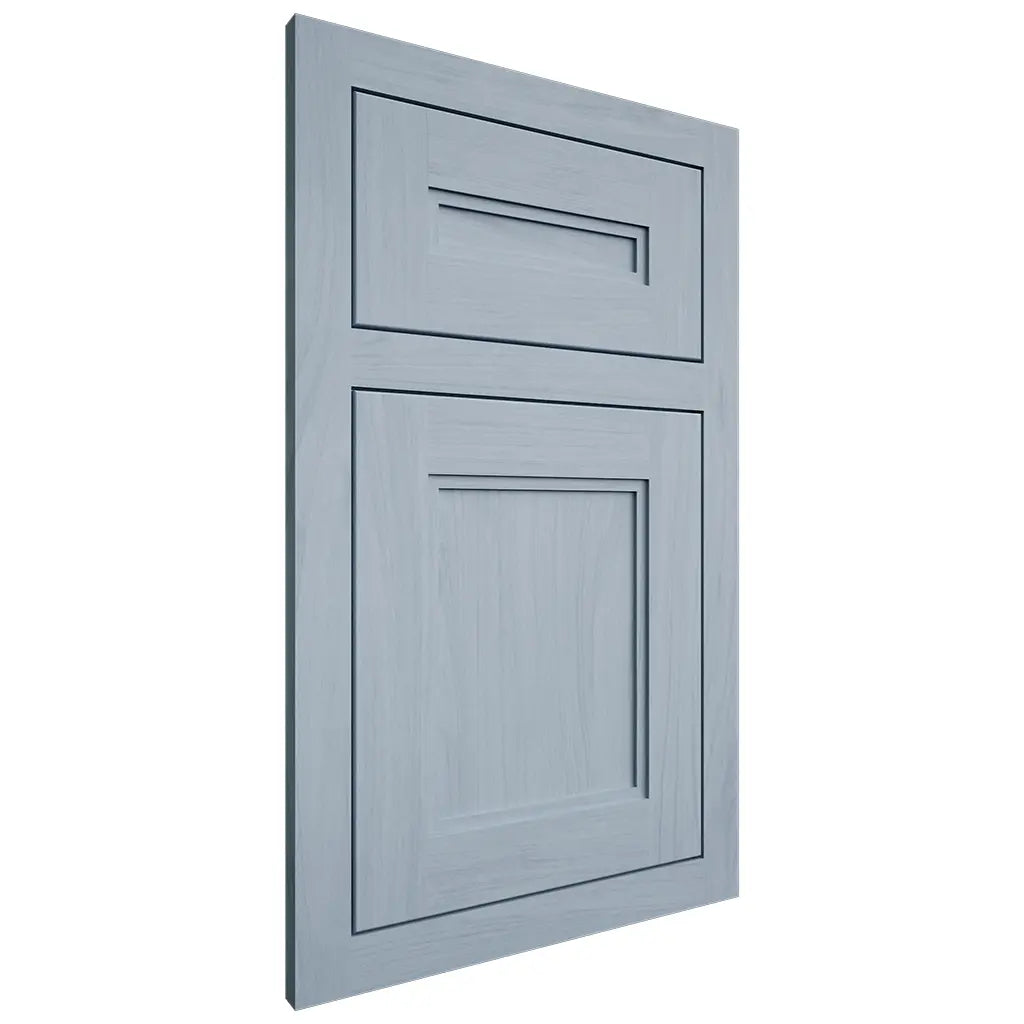 Shiloh Cabinetry Flush Inset Scottsdale Poplar Plain Cut Sky Door