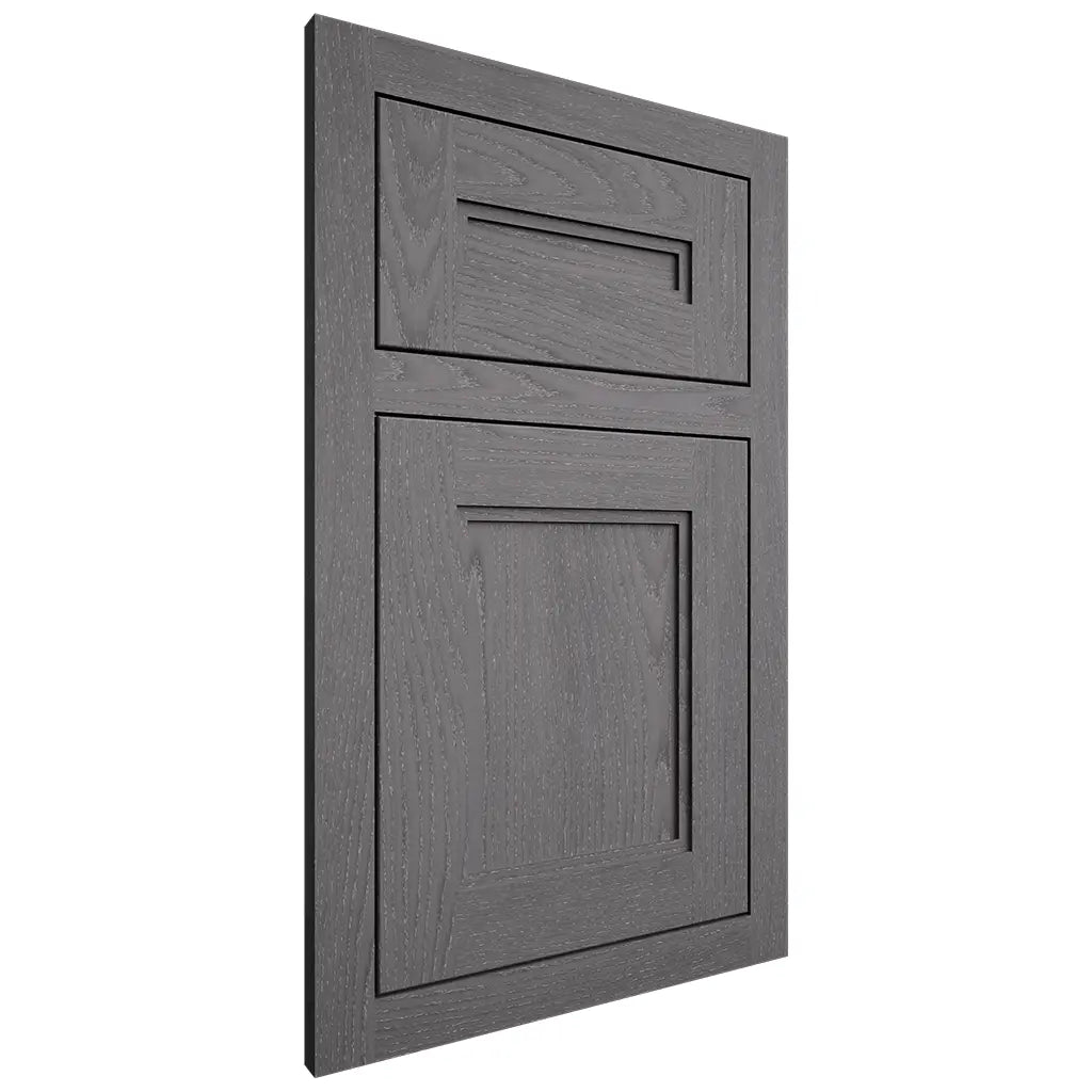 Shiloh Cabinetry Flush Inset Scottsdale Red Oak Plain Cut Cadet Door