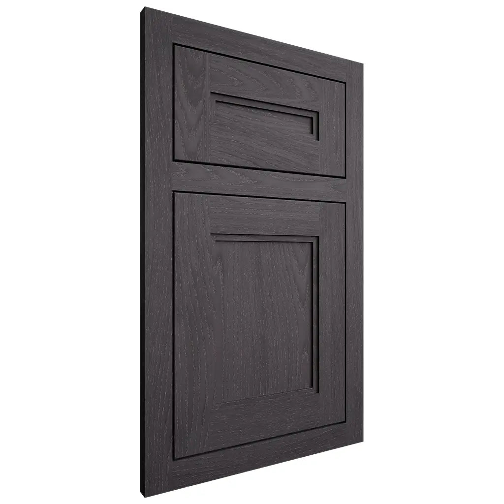 Shiloh Cabinetry Flush Inset Scottsdale Red Oak Plain Cut Harbor Door