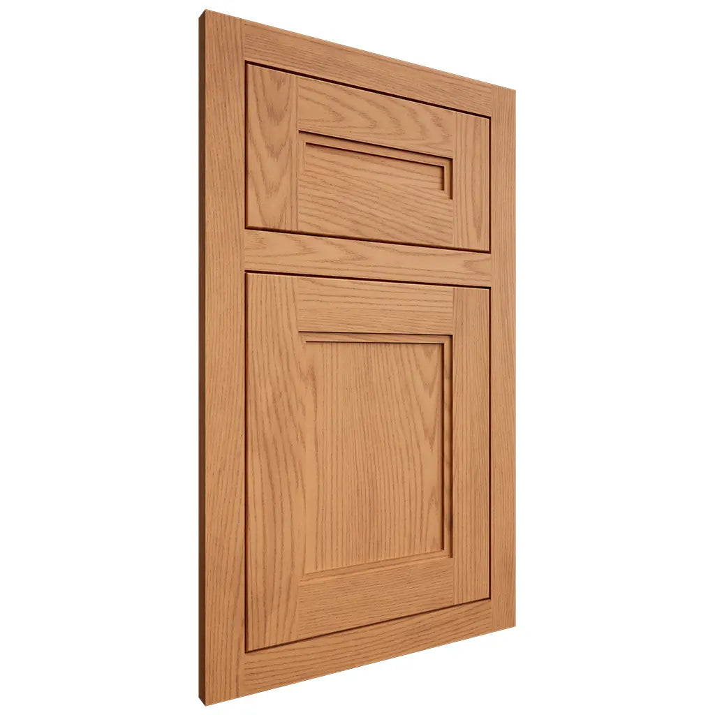 Shiloh Cabinetry Flush Inset Scottsdale Red Oak Plain Cut Medium Door