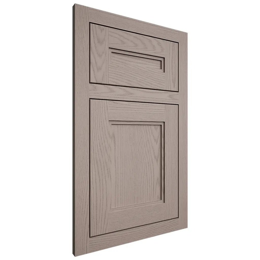 Shiloh Cabinetry Flush Inset Scottsdale Red Oak Plain Cut Sterling Door