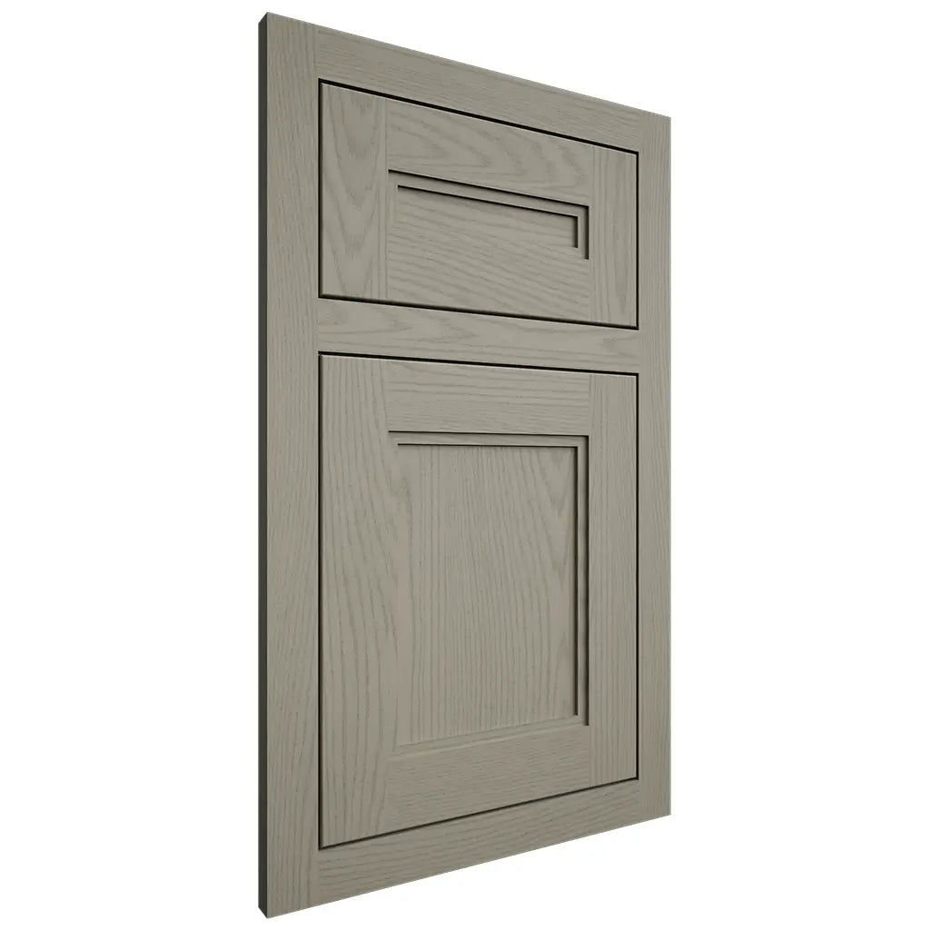 Shiloh Cabinetry Flush Inset Scottsdale Red Oak Plain Cut Thyme Door