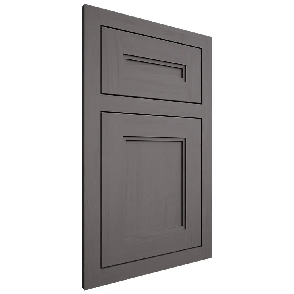 Shiloh Cabinetry Flush Inset Scottsdale Walnut Plain Cut Cadet Door