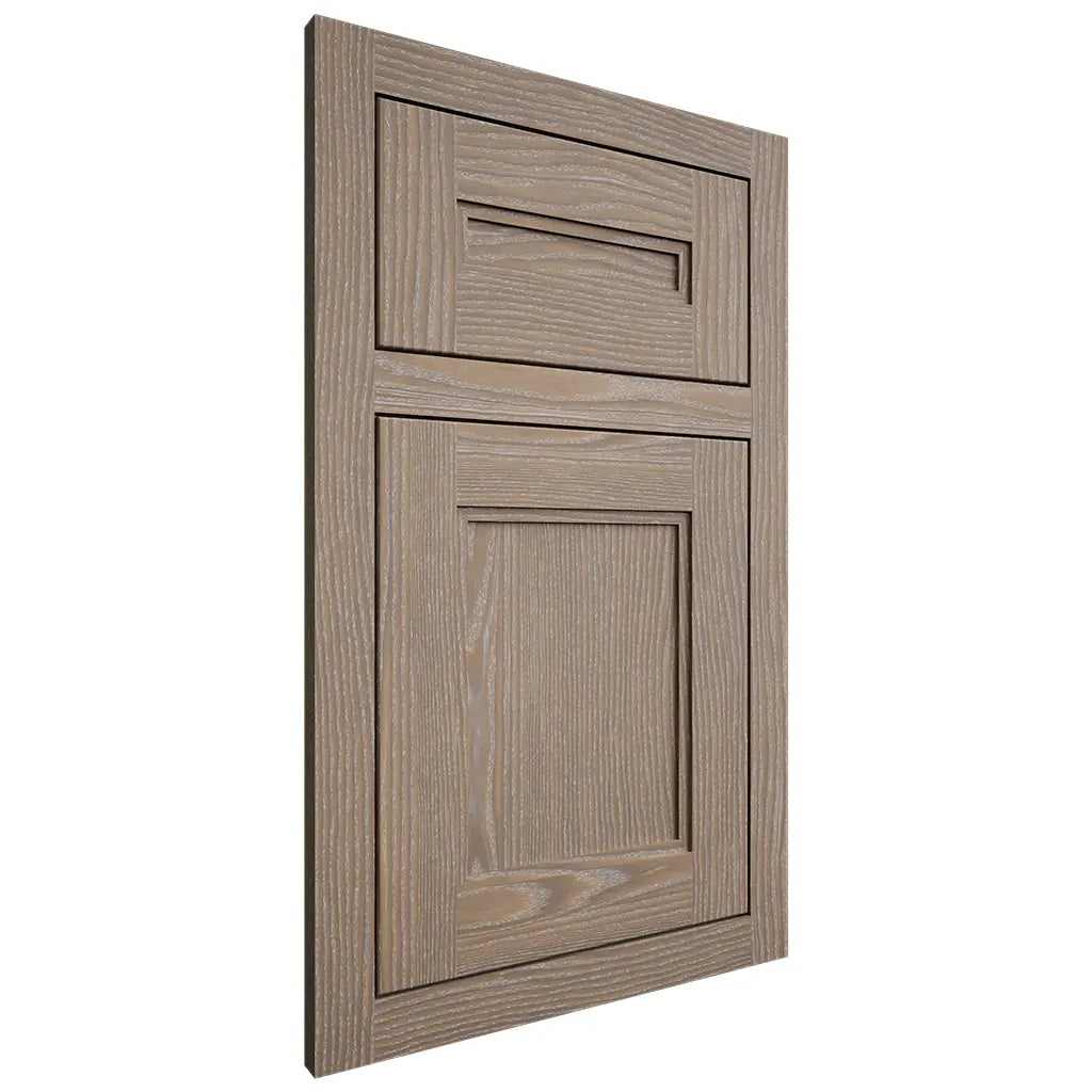 Shiloh Cabinetry Flush Inset Scottsdale White Oak Plain Cut Almond Door