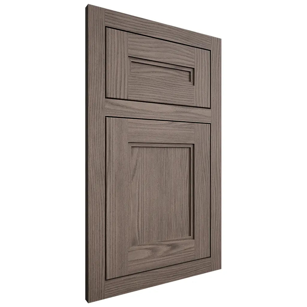 Shiloh Cabinetry Flush Inset Scottsdale White Oak Plain Cut Clay Door