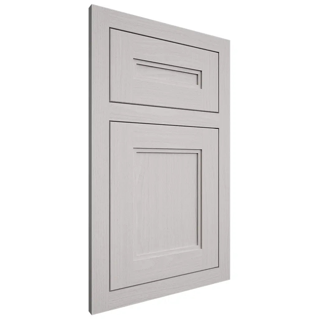 Shiloh Cabinetry Flush Inset Scottsdale White Oak Plain Cut Cotton Door