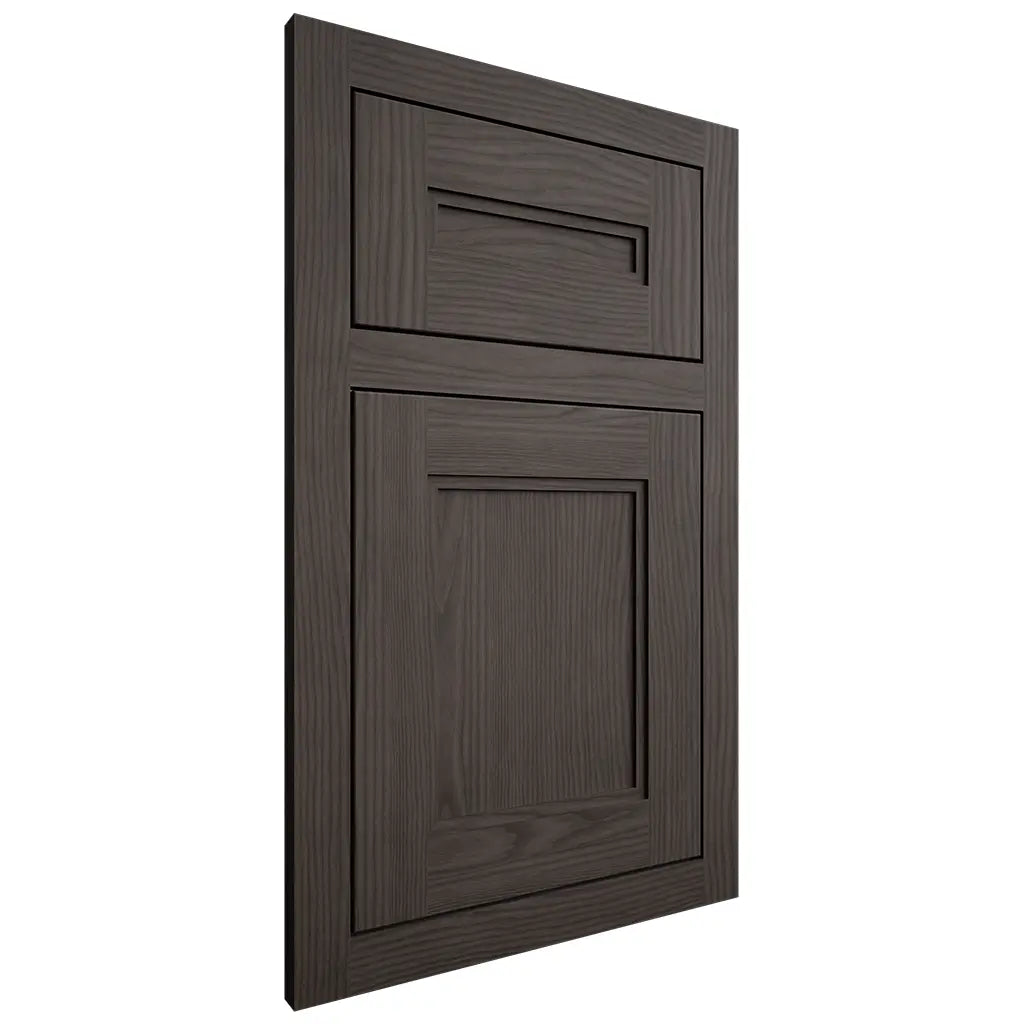 Shiloh Cabinetry Flush Inset Scottsdale White Oak Plain Cut Creekside Door