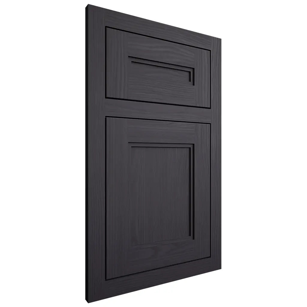Shiloh Cabinetry Flush Inset Scottsdale White Oak Plain Cut Harbor Door