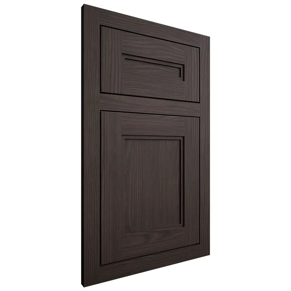Shiloh Cabinetry Flush Inset Scottsdale White Oak Plain Cut Morel Door