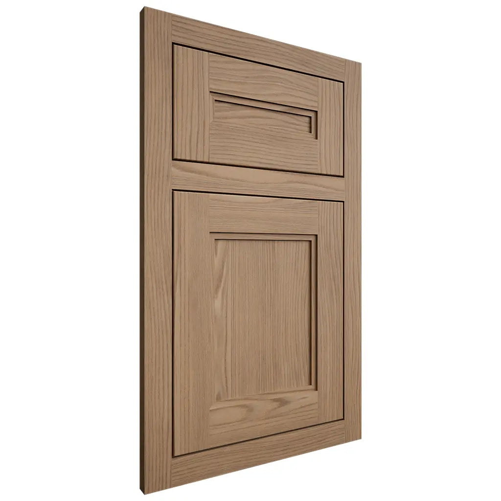 Shiloh Cabinetry Flush Inset Scottsdale White Oak Plain Cut Natural Door