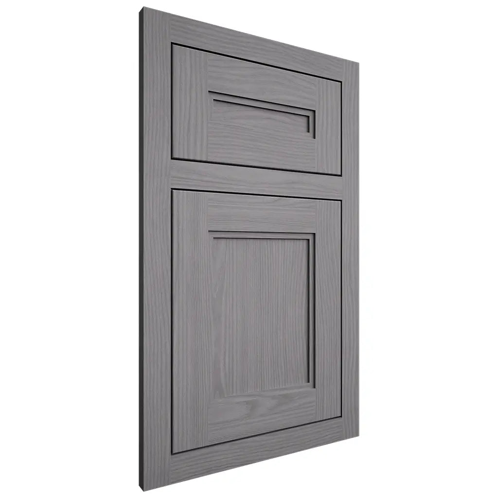Shiloh Cabinetry Flush Inset Scottsdale White Oak Plain Cut Sterling Door