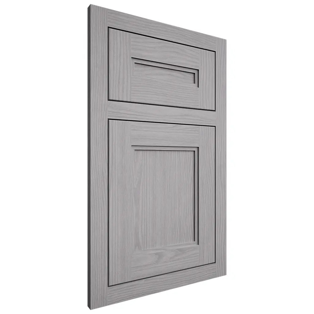 Shiloh Cabinetry Flush Inset Scottsdale White Oak Plain Cut Stratus Door