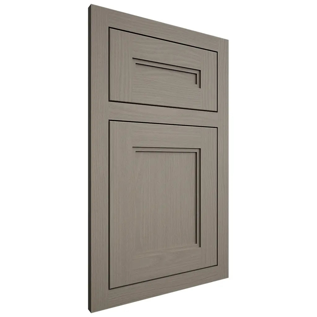 Shiloh Cabinetry Flush Inset Scottsdale White Oak Plain Cut Thyme Door