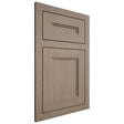 Shiloh Cabinetry Flush Inset Scottsdale White Oak Quarter Sawn Almond Door