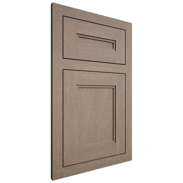 Shiloh Cabinetry Flush Inset Scottsdale White Oak Quarter Sawn Almond Door