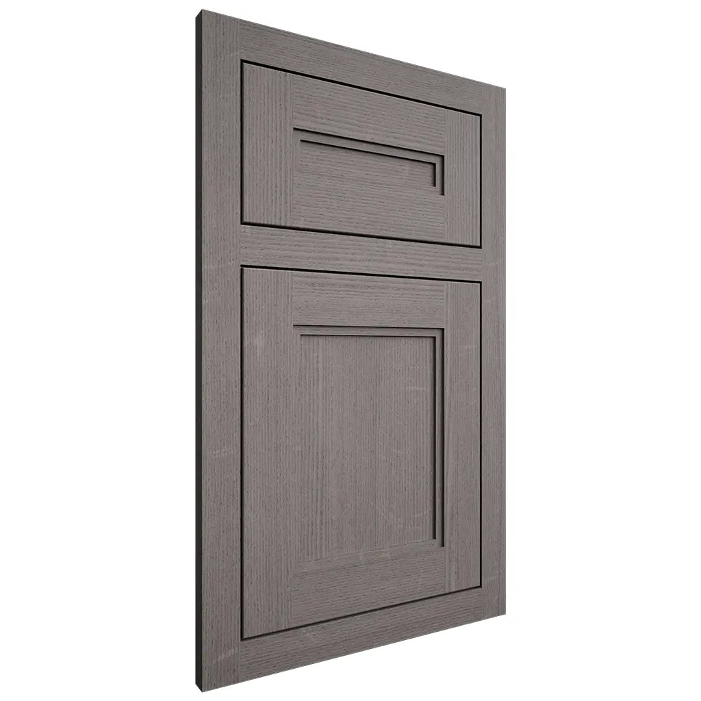 Shiloh Cabinetry Flush Inset Scottsdale White Oak Quarter Sawn Flagstone Door