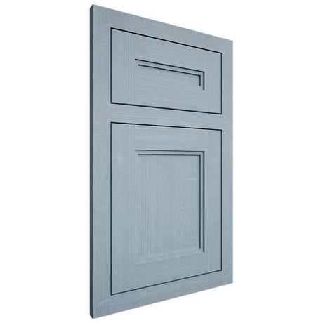 Shiloh Cabinetry Flush Inset Scottsdale White Oak Quarter Sawn Sky Door