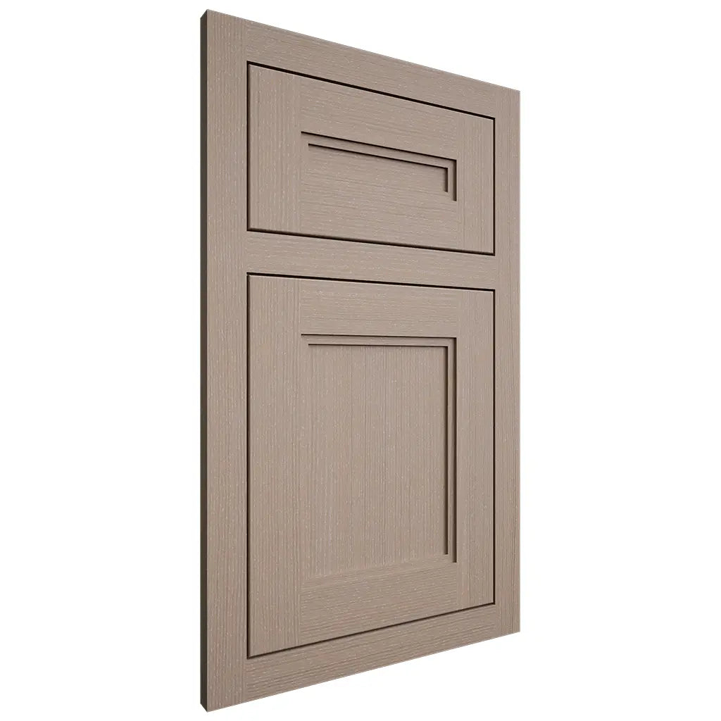 Shiloh Cabinetry Flush Inset Scottsdale White Oak Quarter Sawn Whitewash Door