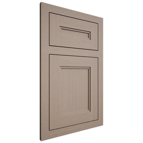 Shiloh Cabinetry Flush Inset Scottsdale White Oak Quarter Sawn Whitewash Door