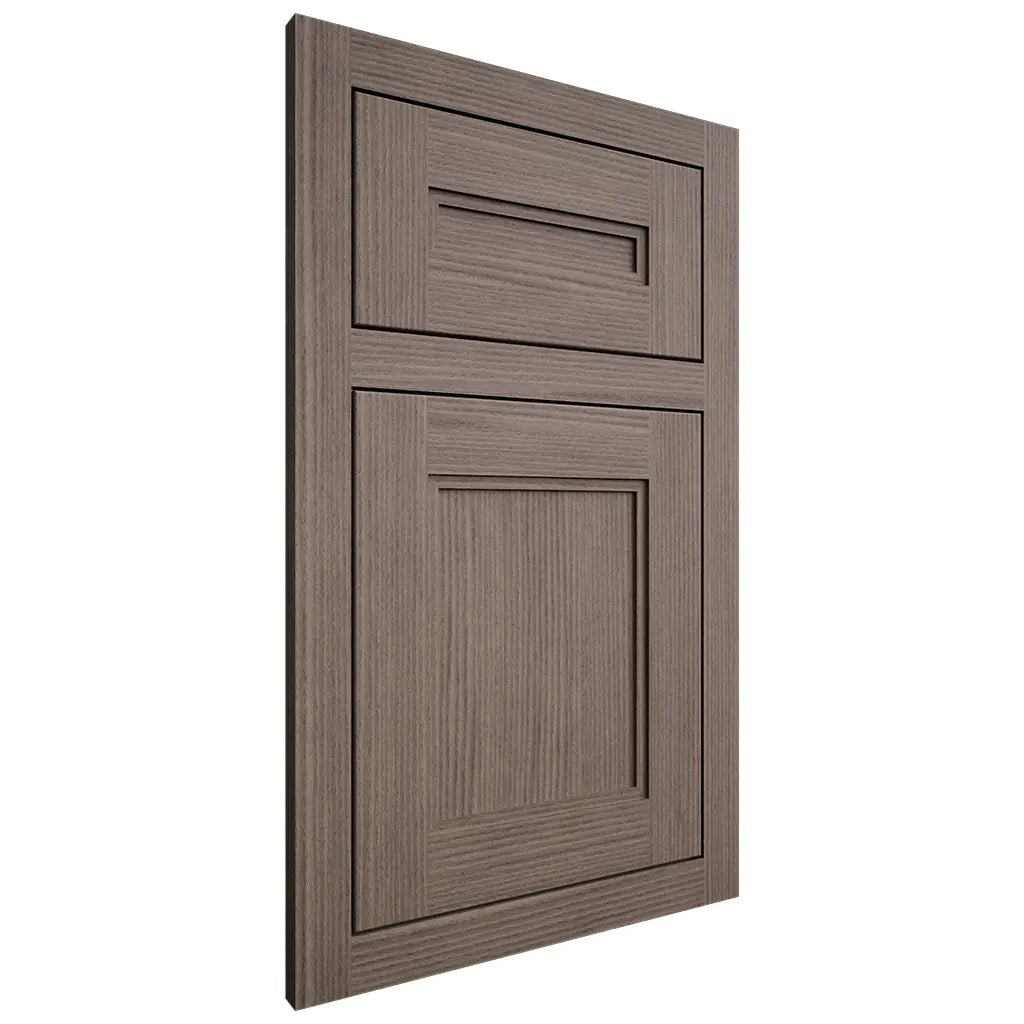 Shiloh Cabinetry Flush Inset Scottsdale White Oak Rift Cut Clay Door