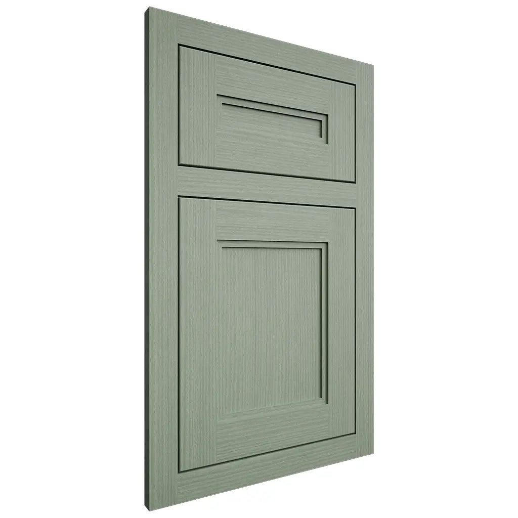 Shiloh Cabinetry Flush Inset Scottsdale White Oak Rift Cut Moss Door