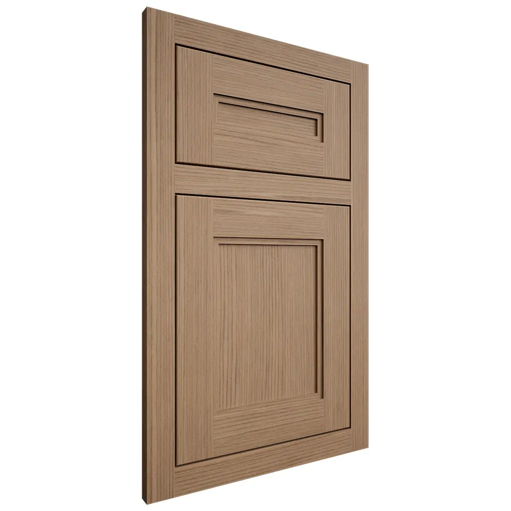Shiloh Cabinetry Flush Inset Scottsdale White Oak Rift Cut Natural Door