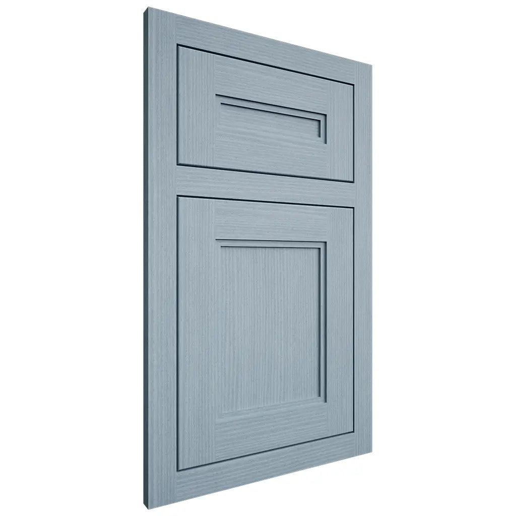 Shiloh Cabinetry Flush Inset Scottsdale White Oak Rift Cut Sky Door