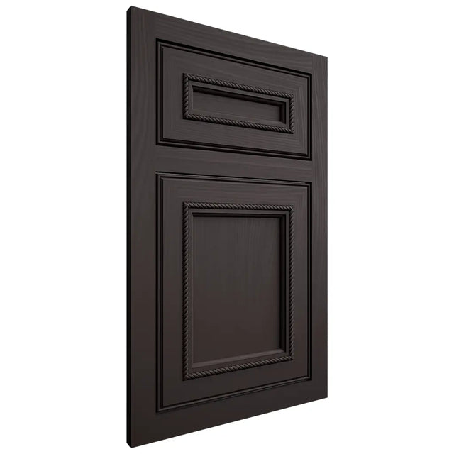 Shiloh Cabinetry Flush Inset Shelby Poplar Plain Cut Carbon Door