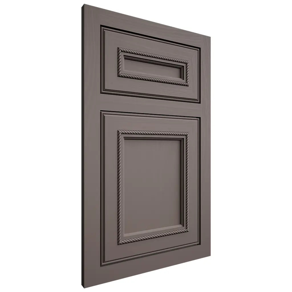Shiloh Cabinetry Flush Inset Shelby Poplar Plain Cut Heatherstone Door