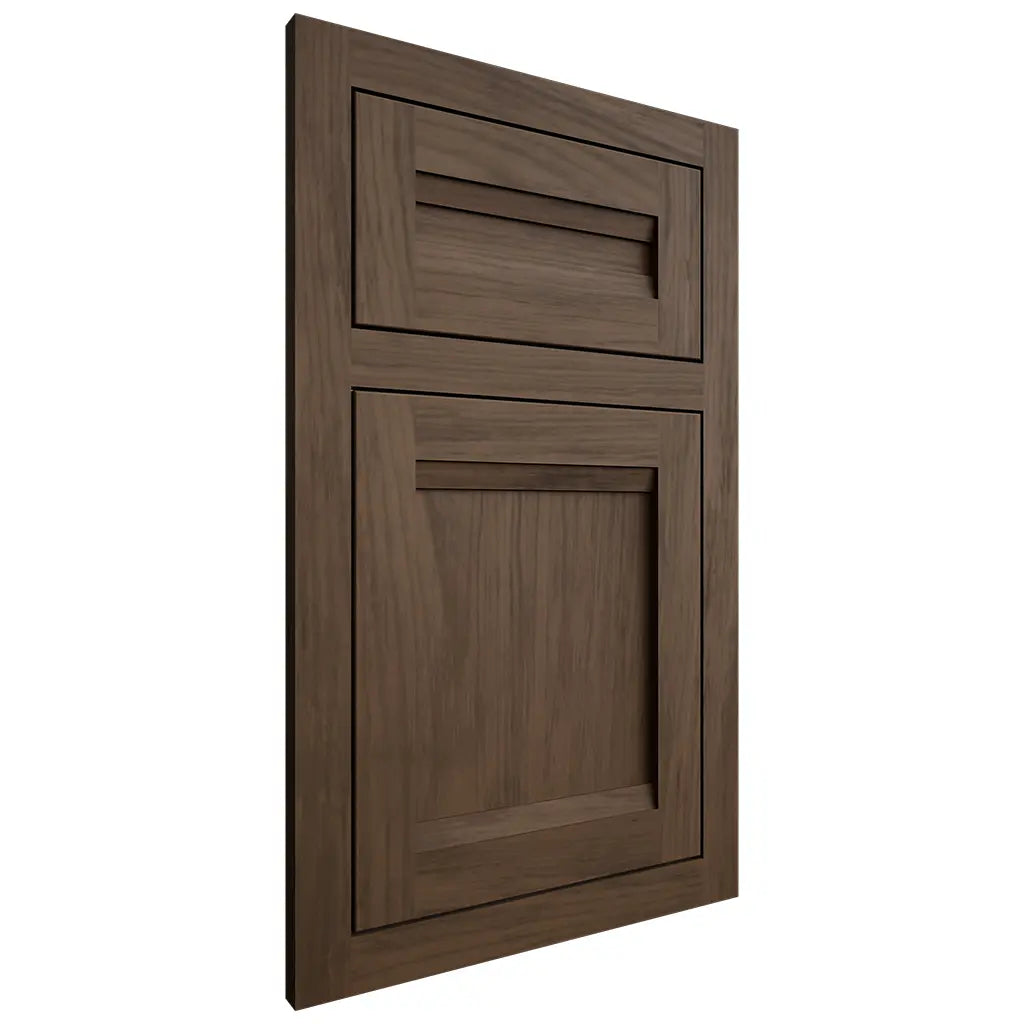 Shiloh Cabinetry Flush Inset Somerset Alder Plain Cut Caviar Door