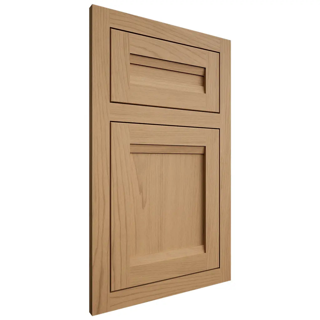 Shiloh Cabinetry Flush Inset Somerset Alder Plain Cut Natural Door