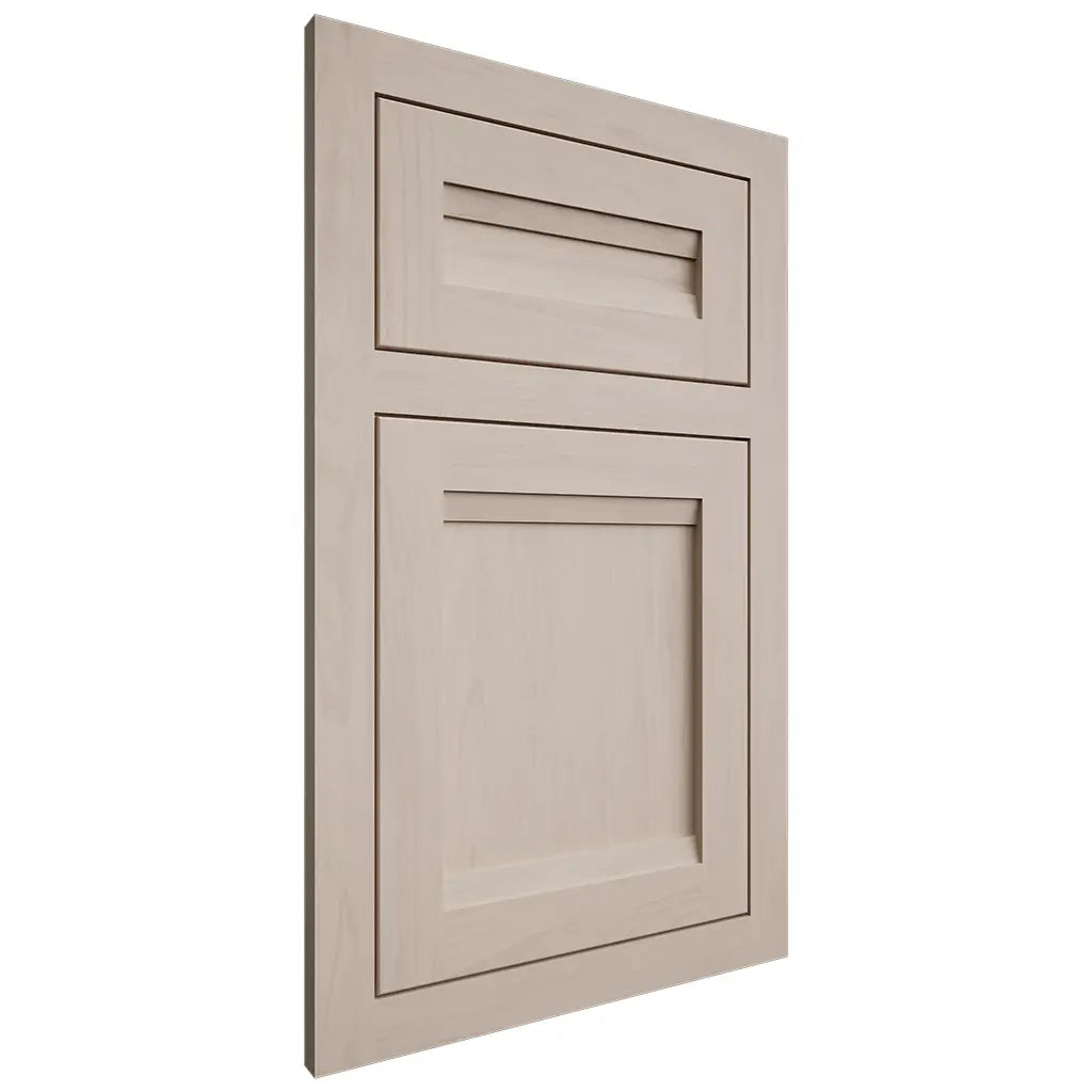 Shiloh Cabinetry Flush Inset Somerset Alder Plain Cut White Sands Door