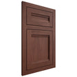 Shiloh Cabinetry Flush Inset Somerset Cherry Plain Cut Bourbon Door