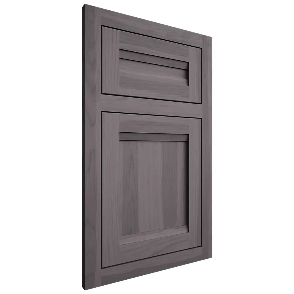 Shiloh Cabinetry Flush Inset Somerset Hickory Plain Cut Cadet Door