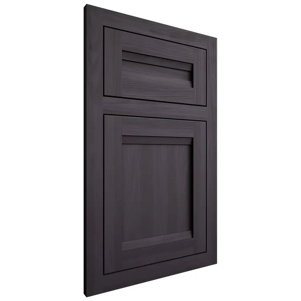 Shiloh Cabinetry Flush Inset Somerset Hickory Plain Cut Harbor Door
