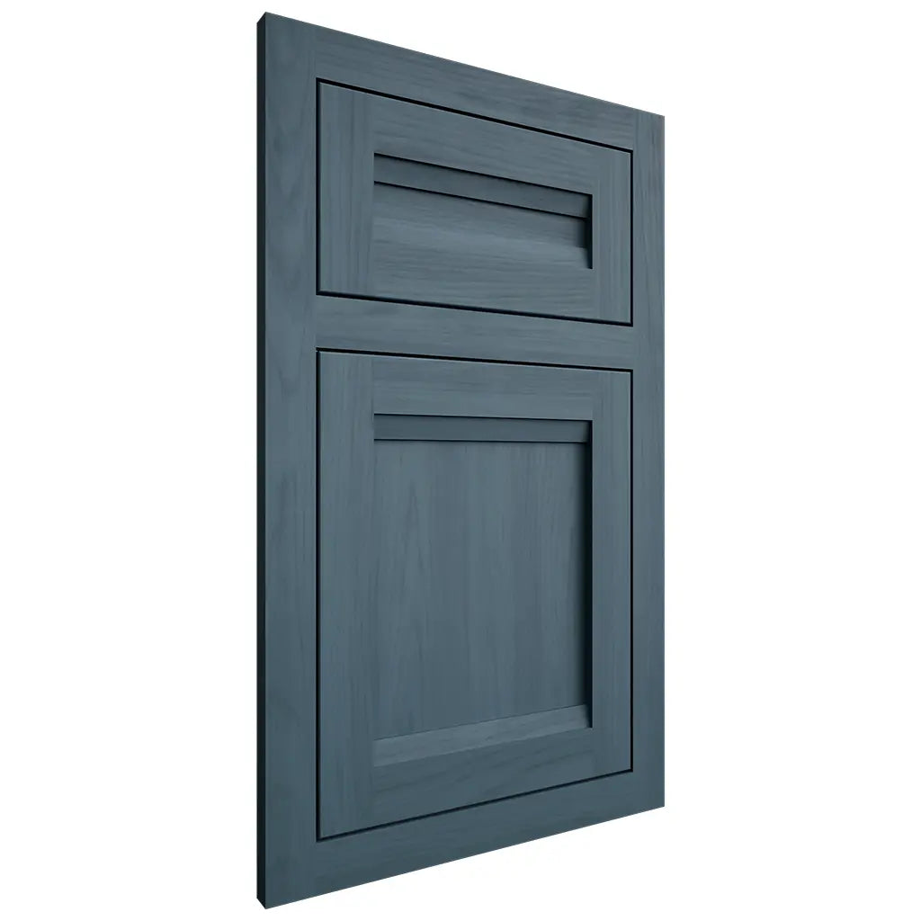 Shiloh Cabinetry Flush Inset Somerset Hickory Plain Cut Hudson Door