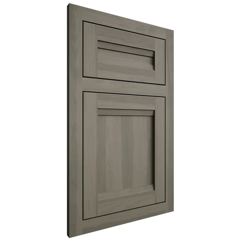 Shiloh Cabinetry Flush Inset Somerset Hickory Plain Cut Thyme Door