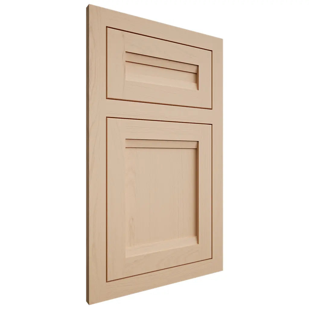 Shiloh Cabinetry Flush Inset Somerset Maple Plain Cut Natural Door