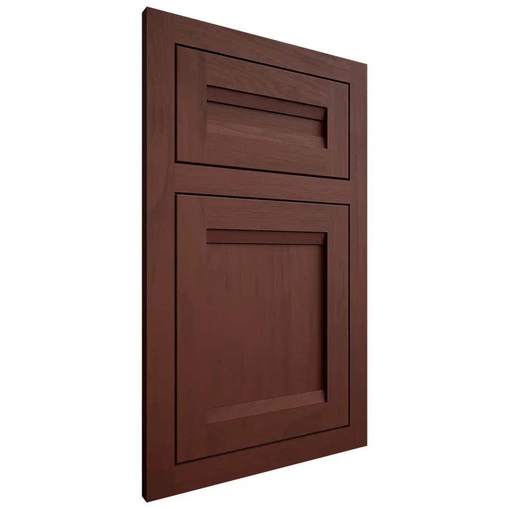 Shiloh Cabinetry Flush Inset Somerset Maple Plain Cut Sable Door