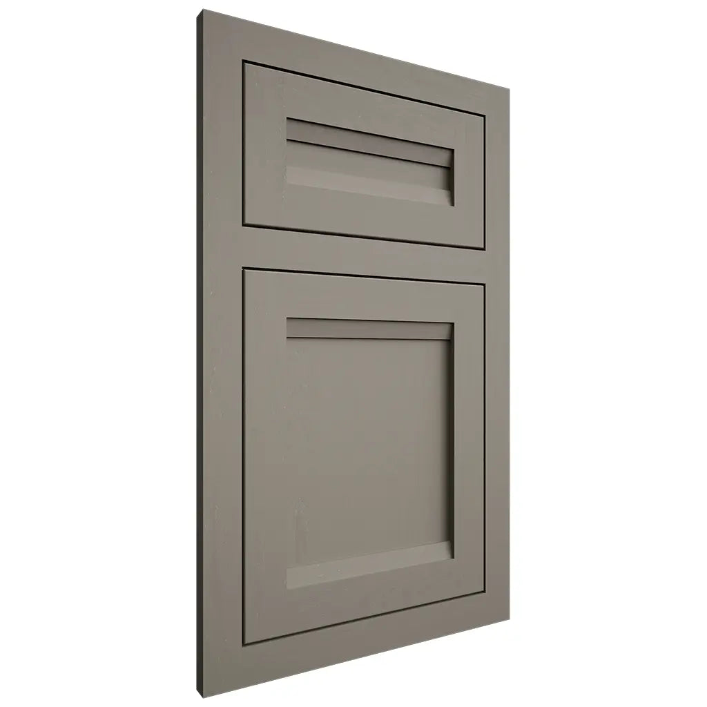 Shiloh Cabinetry Flush Inset Somerset Maple Plain Cut Thyme Door