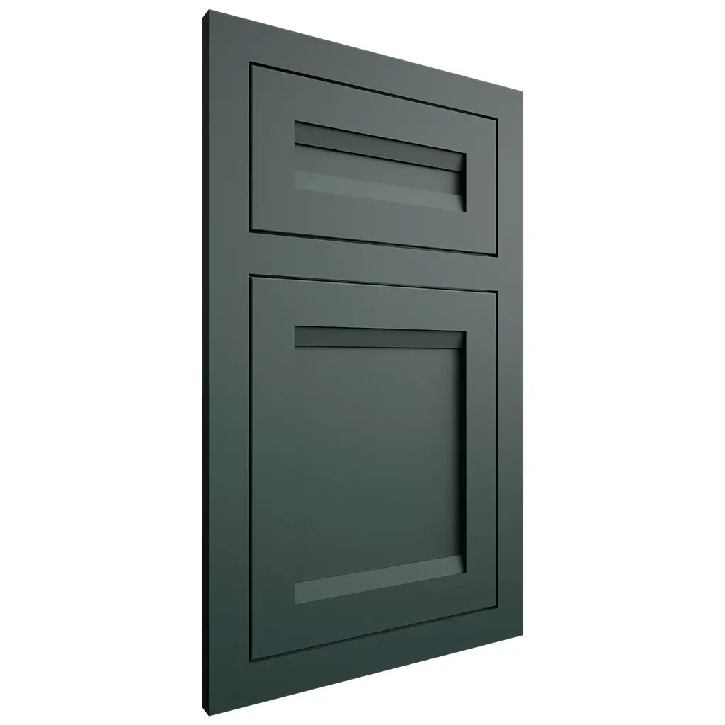 Shiloh Cabinetry Flush Inset Somerset Paintable Billiard Green Door