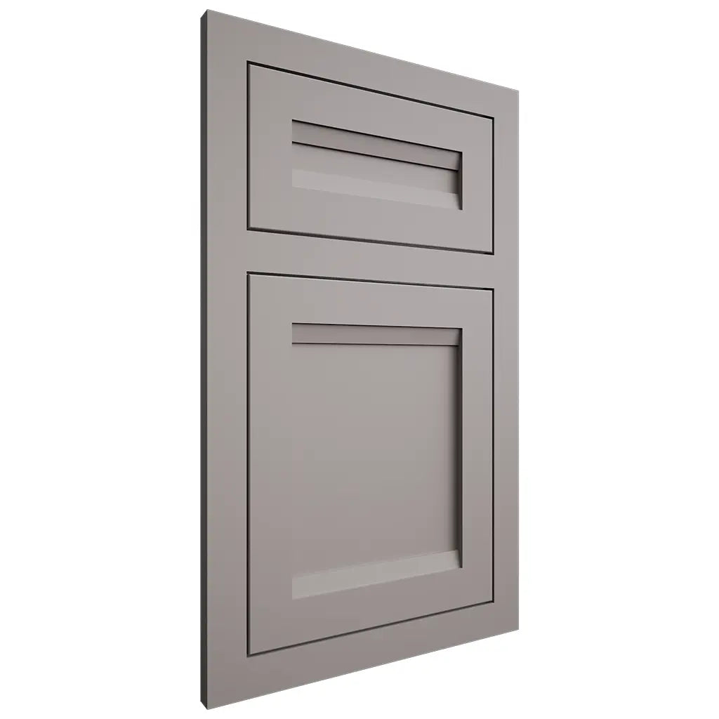 Shiloh Cabinetry Flush Inset Somerset Paintable Dovetail Gray Door