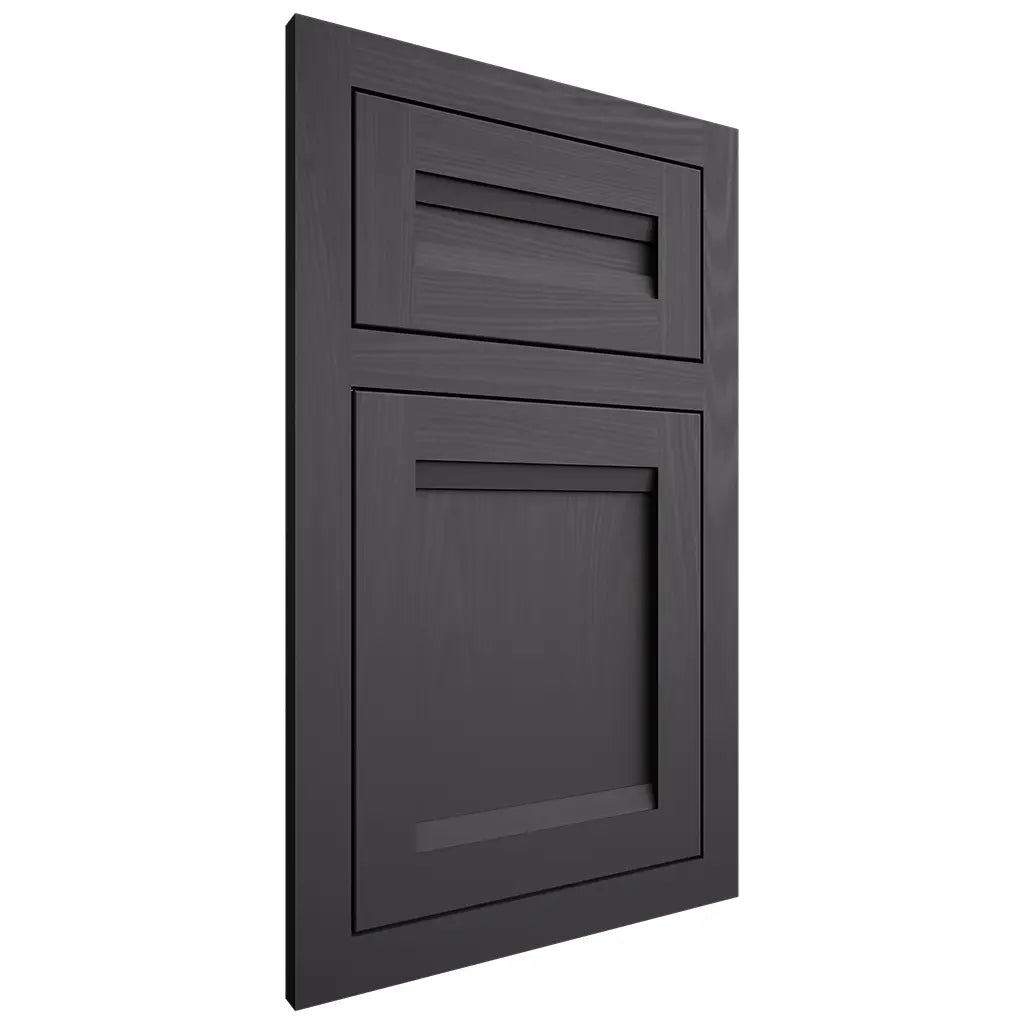Shiloh Cabinetry Flush Inset Somerset Poplar Plain Cut Cadet Door