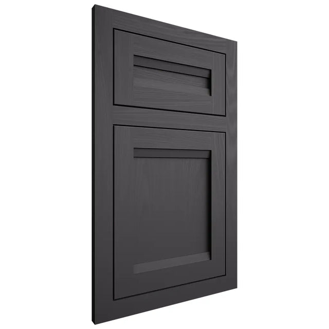 Shiloh Cabinetry Flush Inset Somerset Poplar Plain Cut Cadet Door