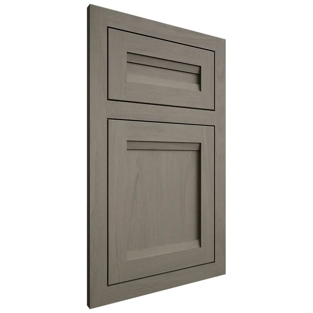 Shiloh Cabinetry Flush Inset Somerset Poplar Plain Cut Thyme Door