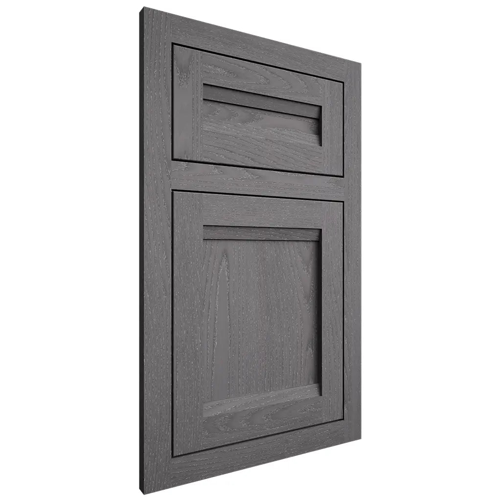 Shiloh Cabinetry Flush Inset Somerset Red Oak Plain Cut Cadet Door