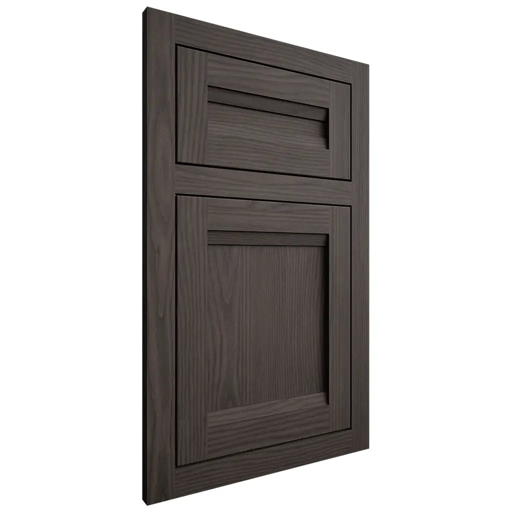 Shiloh Cabinetry Flush Inset Somerset White Oak Plain Cut Creekside Door