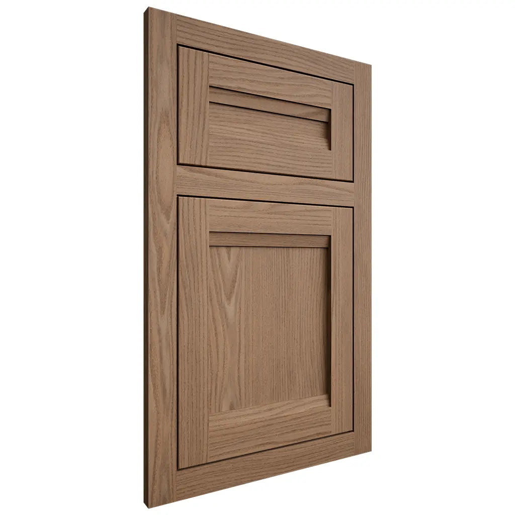 Shiloh Cabinetry Flush Inset Somerset White Oak Plain Cut Medium Door