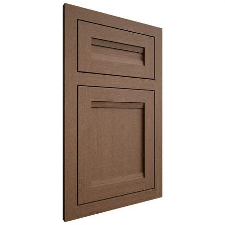 Shiloh Cabinetry Flush Inset Somerset White Oak Quarter Sawn Autumn Door
