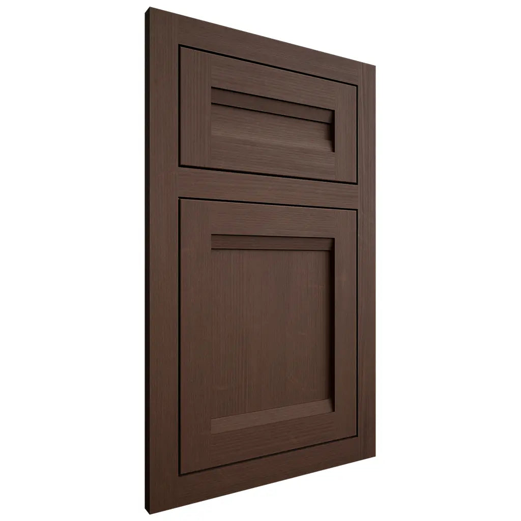 Shiloh Cabinetry Flush Inset Somerset White Oak Quarter Sawn Braun Door